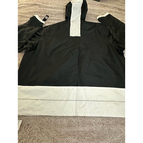 Enyce Jacket Men’s Windbreaker Y2K Zip Up White Black Skater Bridge 4X New - Picture 14 of 14